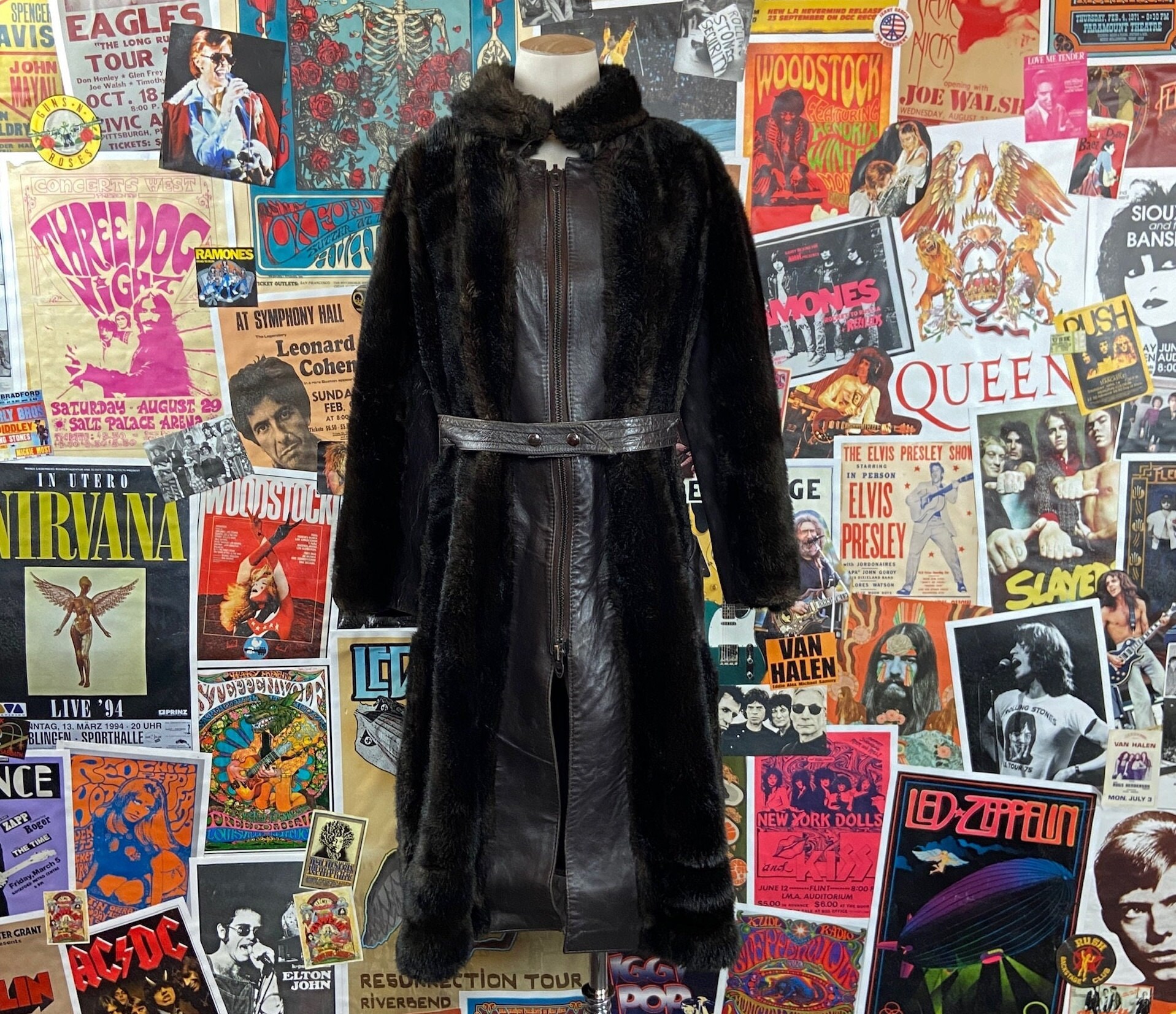 60s Fur Coat - Etsy