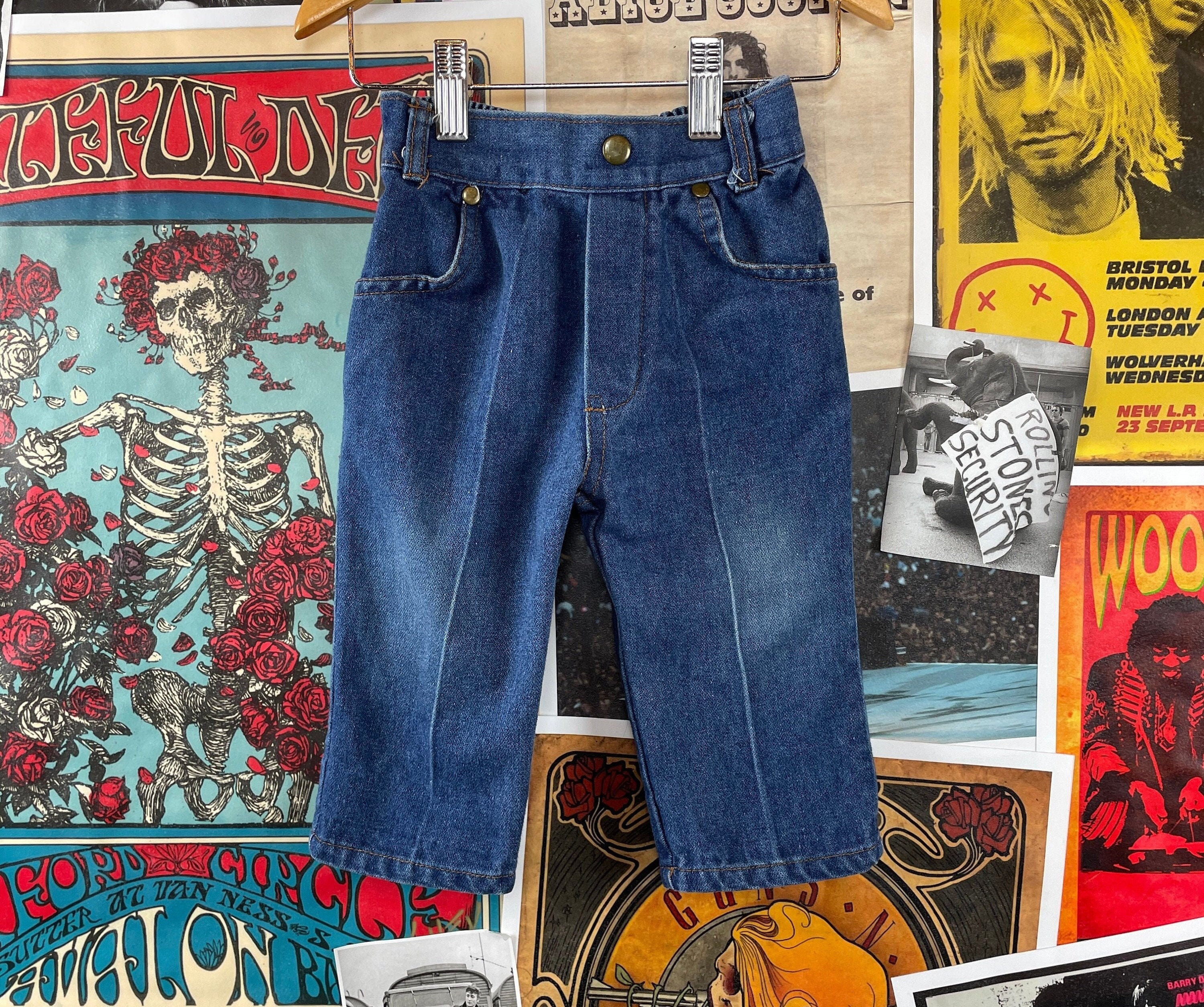 Vintage Baby Kids 1990s Medium Wash 