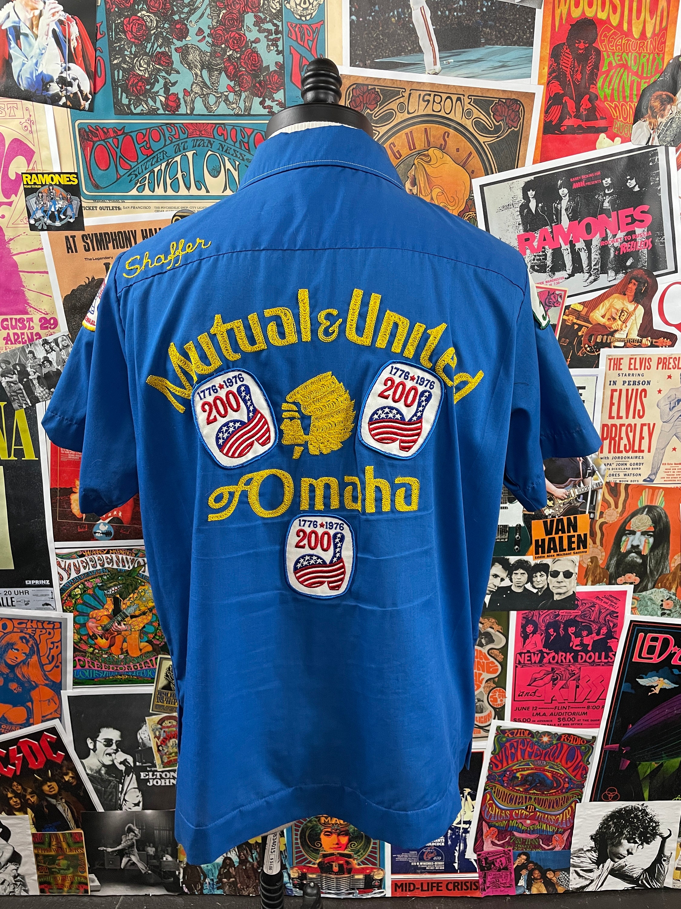 50s 60s Bowler's SHIRTS AND UNIFORM 鹿 50s 60s Bowler's SHIRTS AND UNIFORM 鹿 Vintage Champion NBA