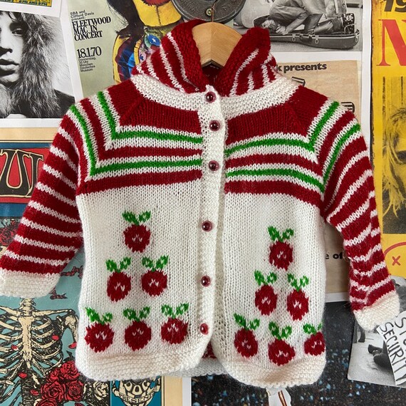 Vintage Baby Girls 1960s-70s Knit White 