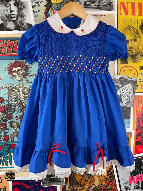 4t blue cheap dress
