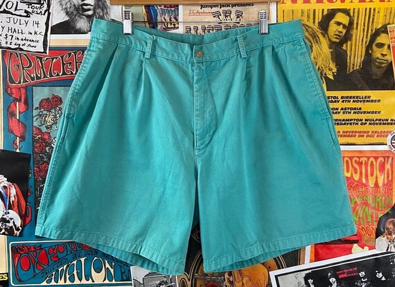 Vintage Men's 80s-90s Teal Blue Sears Men's Store… - image 1