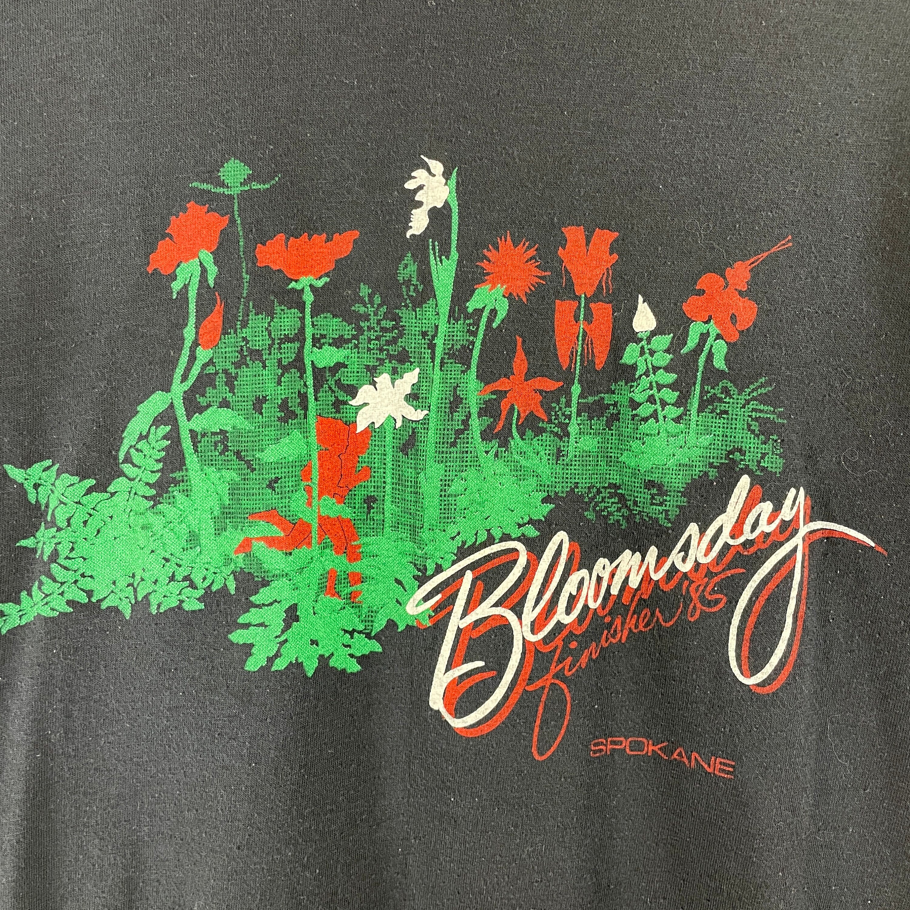 Vintage 80s 1985 Bloomsday Finisher Spokane Washington Nike