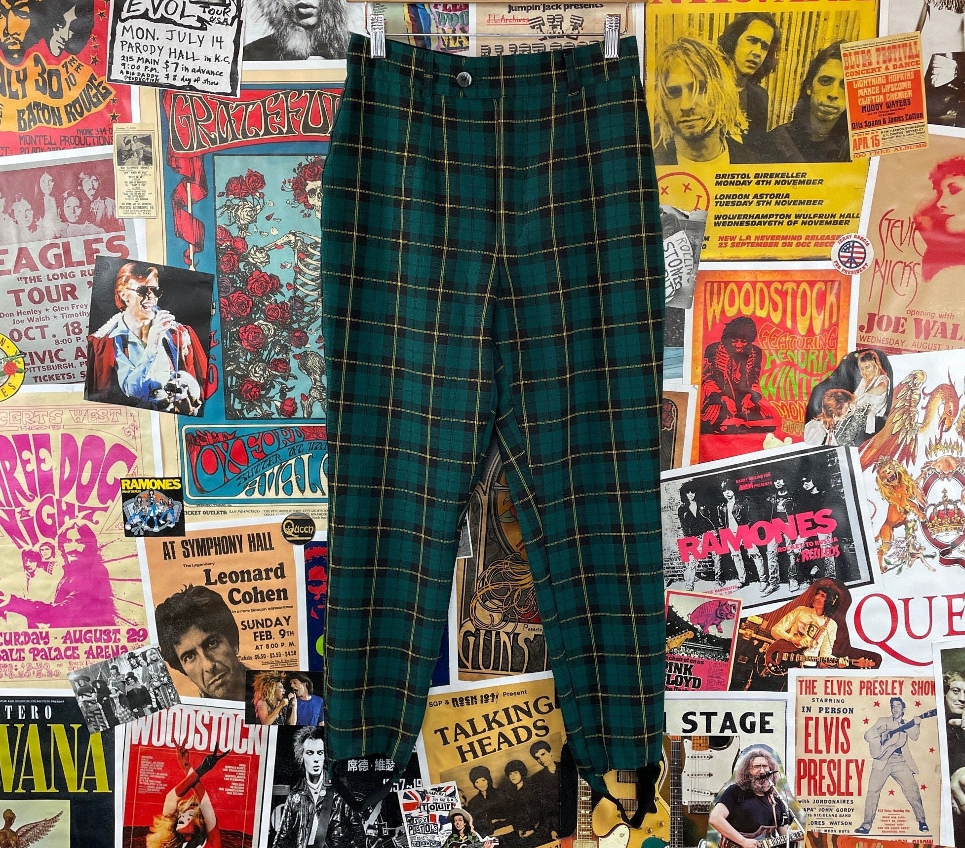 Plaid 90s deals pants