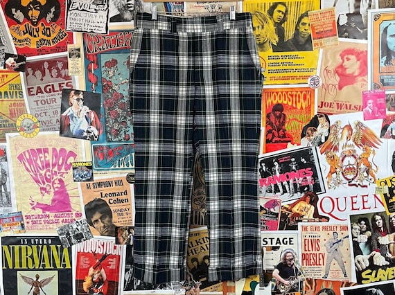Mens 70 s top plaid pants