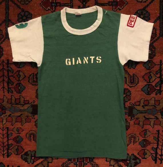 Vintage 1950s Kids Pee Wee Giants Football Russell