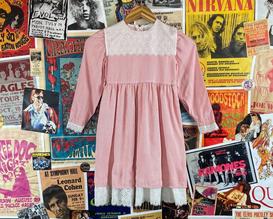 KIDS A-LINE FRILL DRESS 12-14 A NIGHT IN THE 90S main image 1