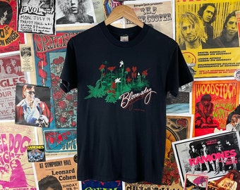 Maglietta Nike Buffalo vintage anni '80 Bloomsday Finisher Spokane Washington, con ricamo floreale singolo, corsa maratona, t-shirt retrò