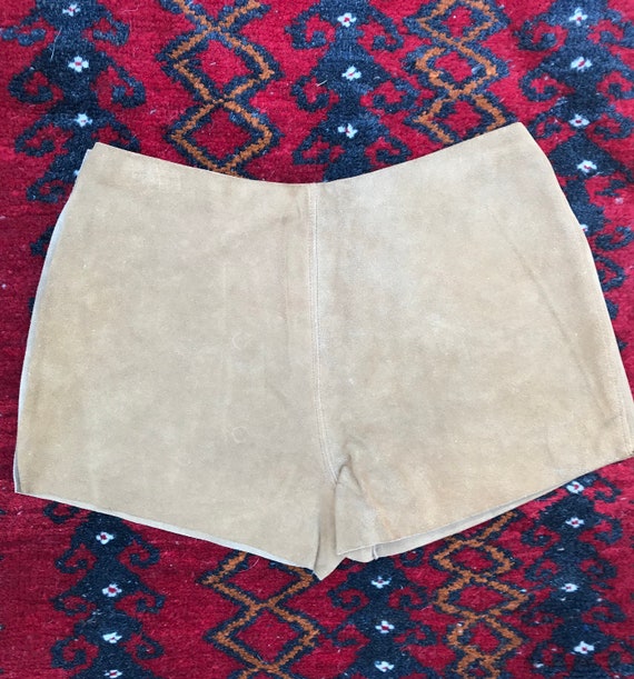 suede hot pants