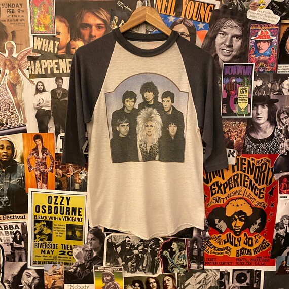 Vintage 1980s Threadbare Blondie "Tracks Across Am