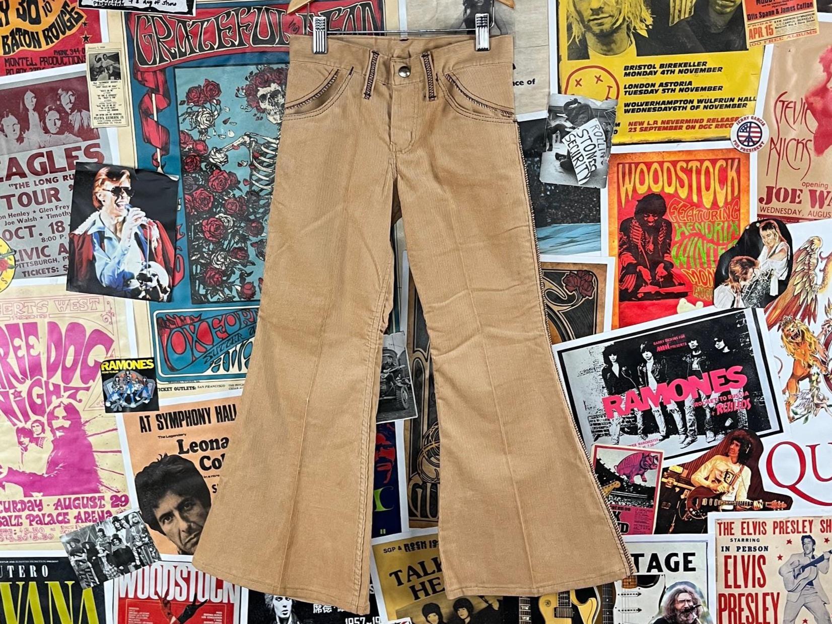 70s Flare Corduroy - Etsy