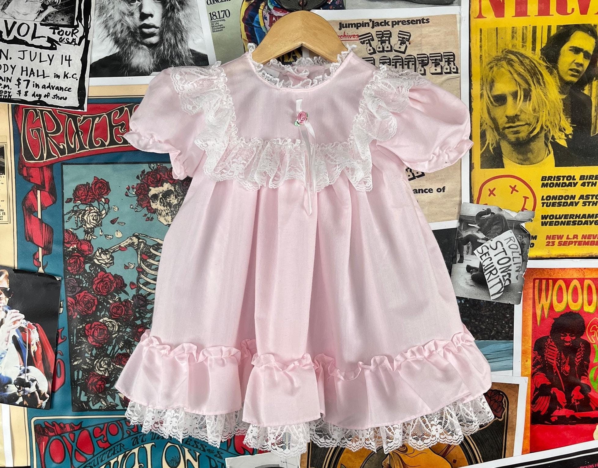 Uhr Back Ribbon Sheer Dress