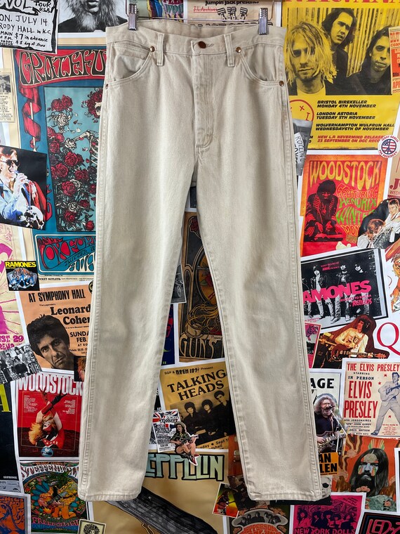 Vintage 1990s Khaki Beige Wrangler 