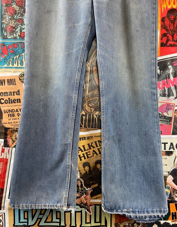 Vintage 70s Stained Faded Distressed Levi's 517s … - image 3
