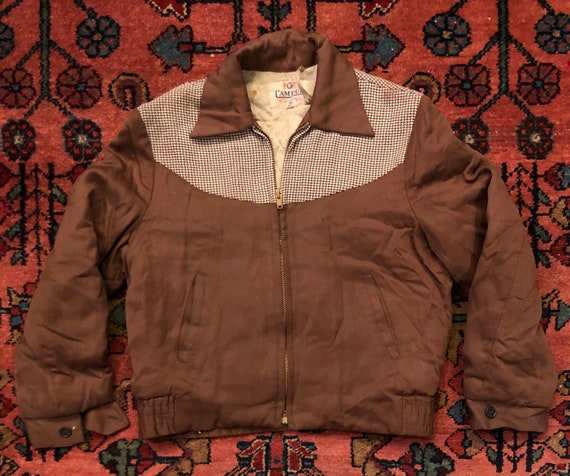 Vintage Kids 1940s Campus Sportswear Brown Houndst