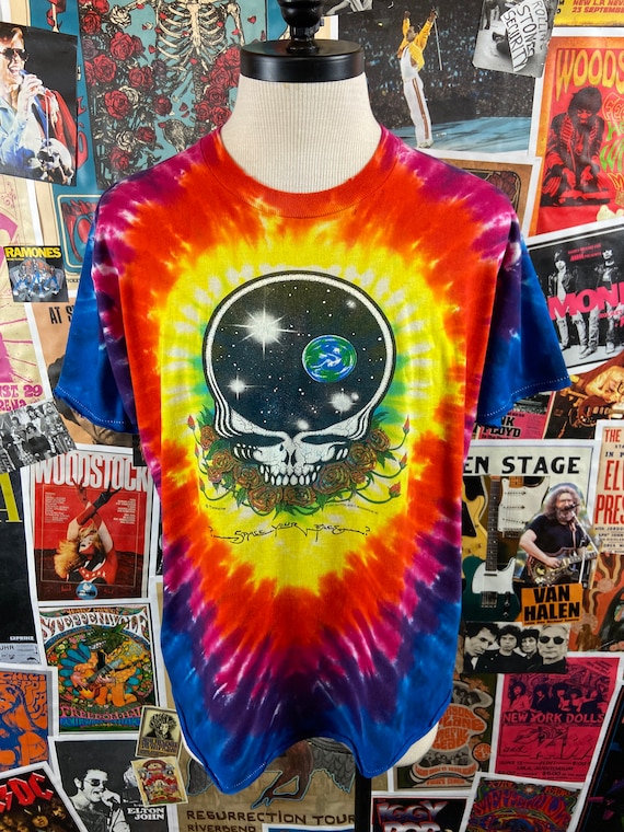 90s Vintage Grateful Dead 25 Years Dead Space Your Face Graphic