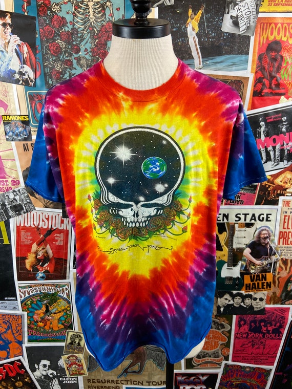 90s Vintage Grateful Dead 25 Years Dead Space Your Face Graphic