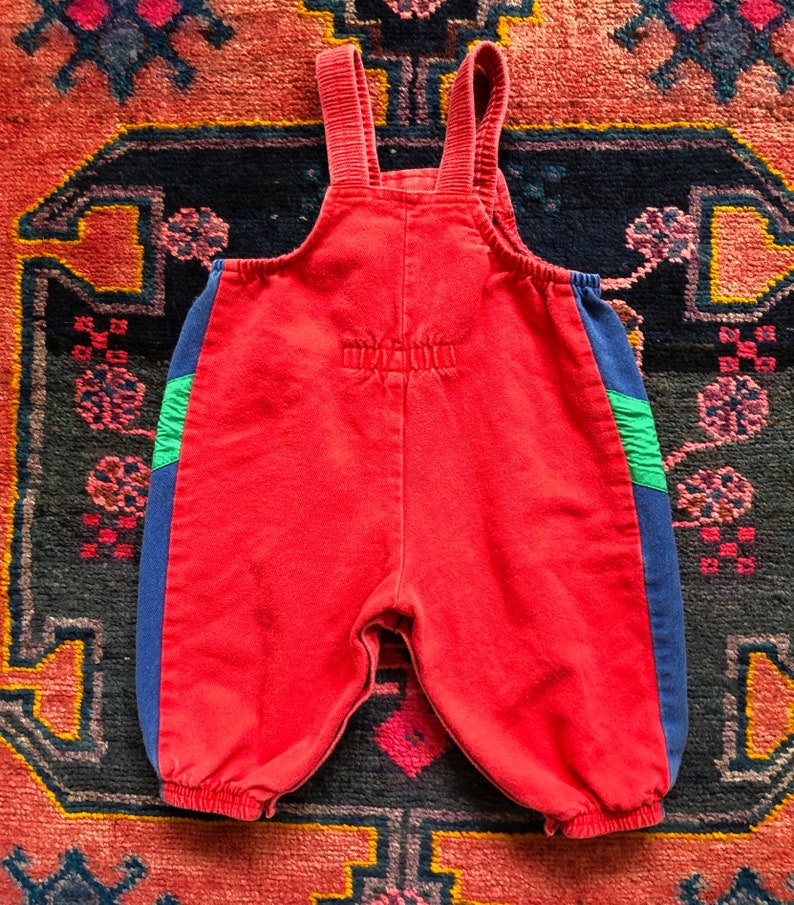 Vintage 1980s OshKosh \u201c1-2-3 Go!\u201d Painter Overalls