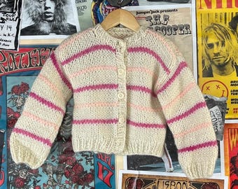 1970年代 キッズ 幼児用カーディガン セーター サイズ 2 - Etsy 日本