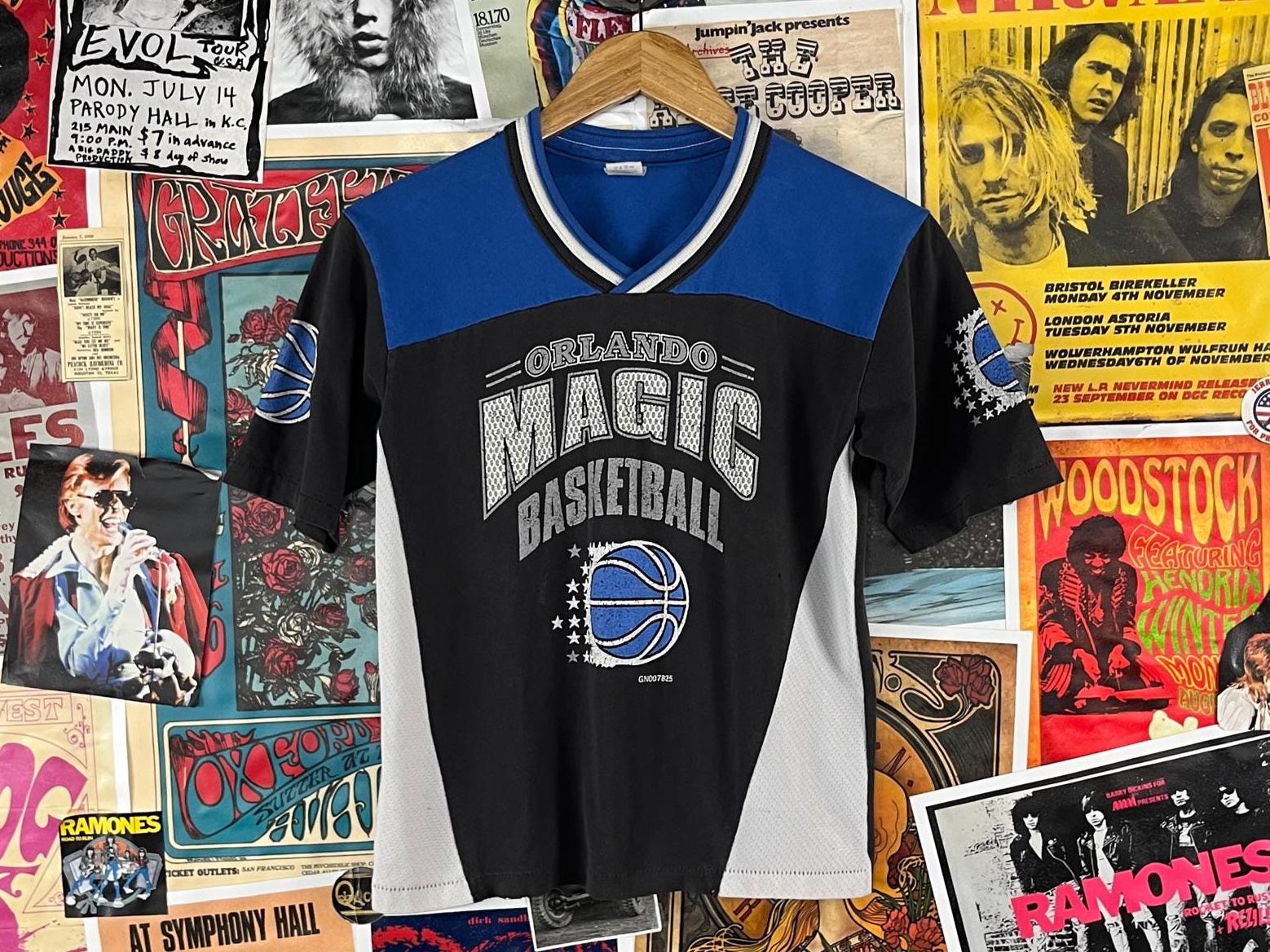 90s NBA マジック Tシャツ 古着 Vintage Kids Boys 90s NBA Orlando Magic Basketball Sportswear