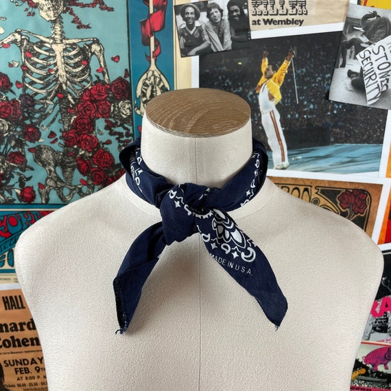 Vintage Dark Indigo Blue Hav A Hank Rn All Cott Gem