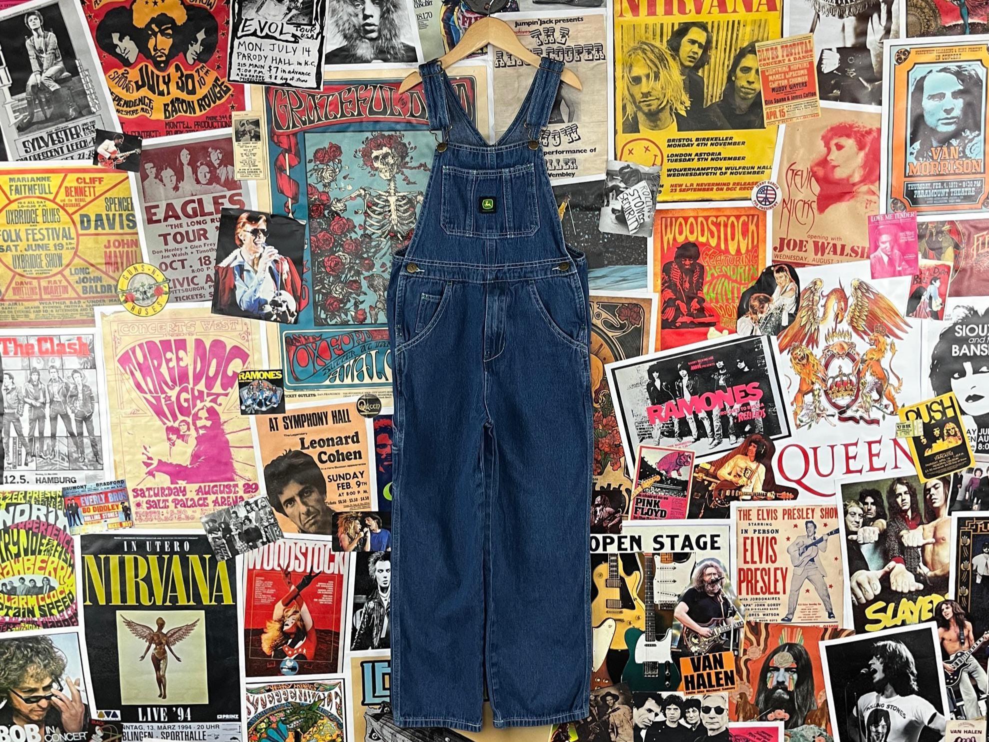 ロンパース・カバーオール main story Dungaree Washed Black 2y Dungaree in Washed Black Denim by Main Story - Last Ones In