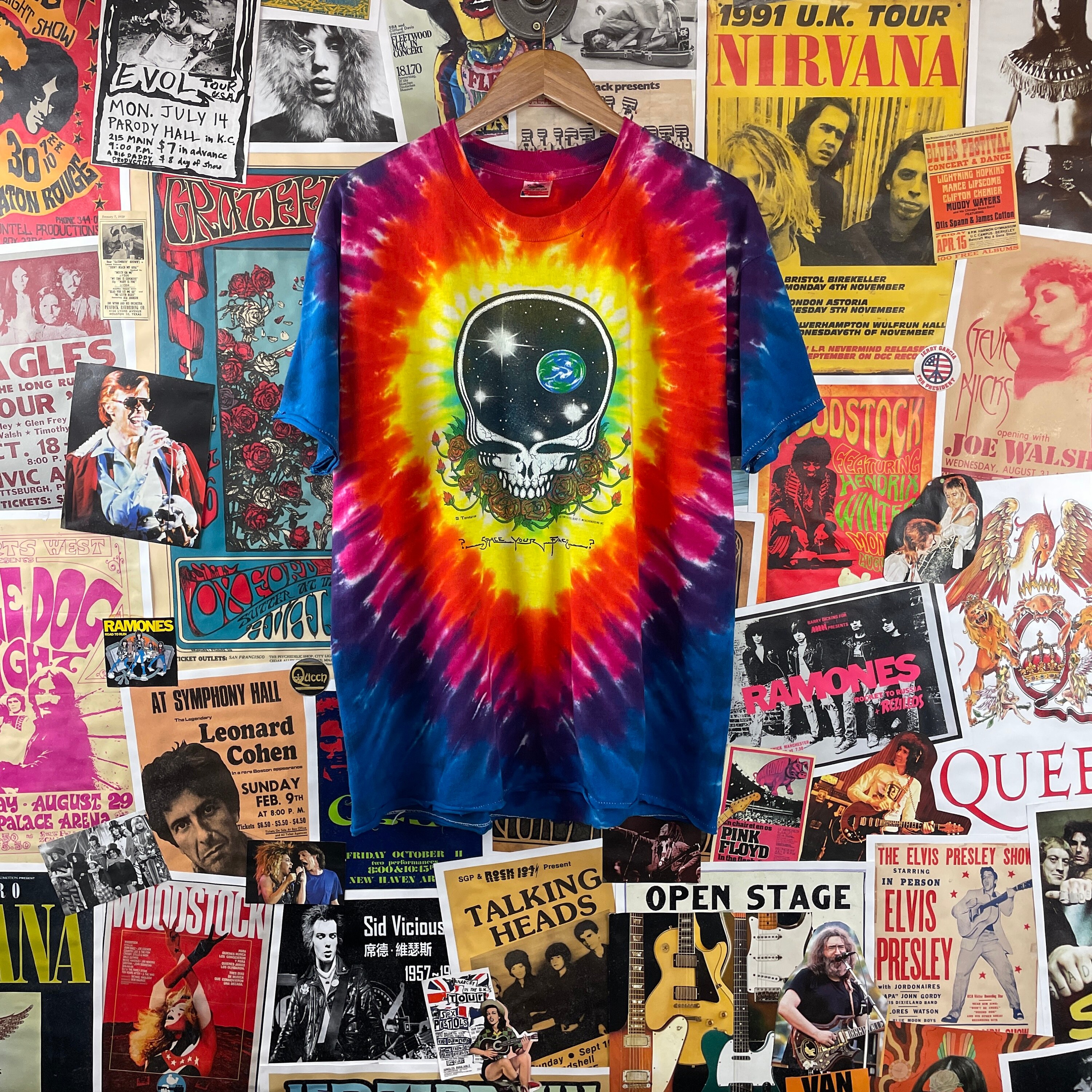 Vintage 1980s Grateful Dead 25 Years Dead Space Your Face Etsy