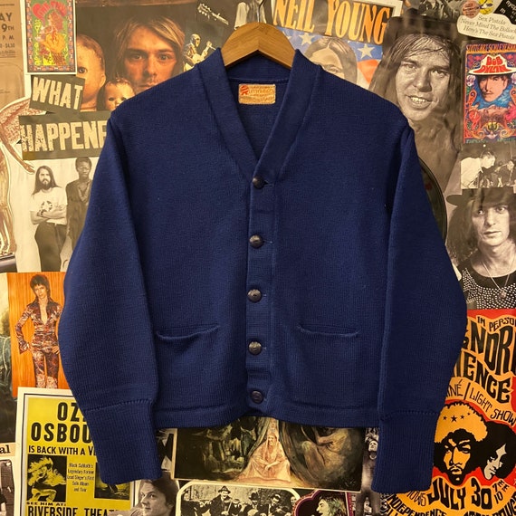 Vintage Men's 1940/50s H.L. Whiting Company Blue W