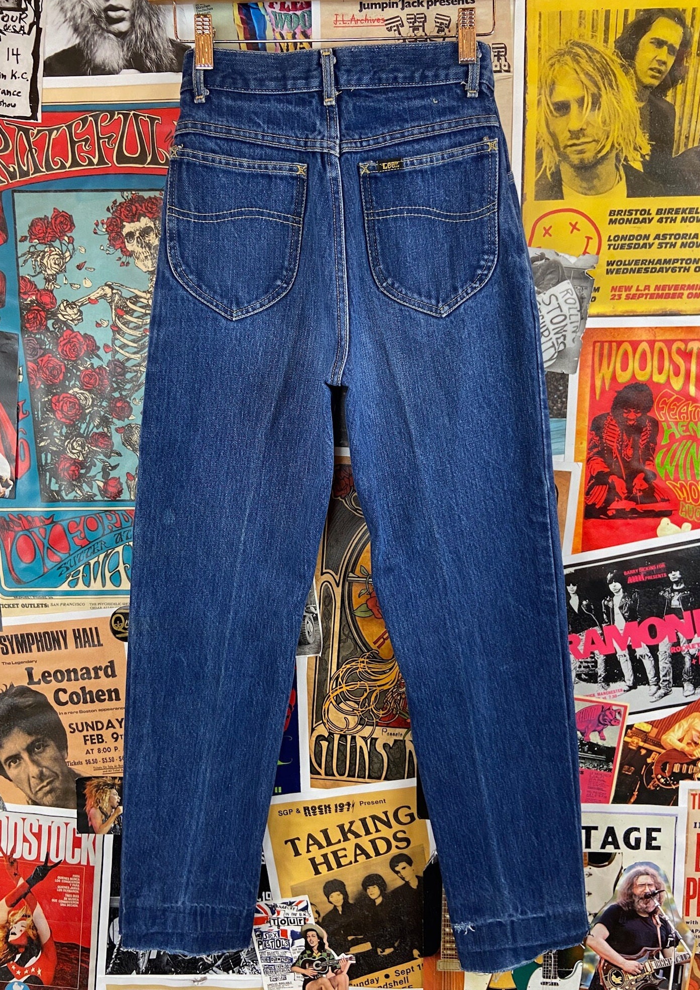 Vintage Women's 70s-80s Dark Wash Lee Rider Union Made USA Denim Jeans  24x27, Women's Lee Riders Rockabilly Pants 24 Waist -  Sweden