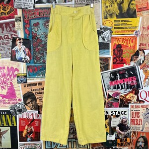 Vintage 70s Linen Trousers - Etsy