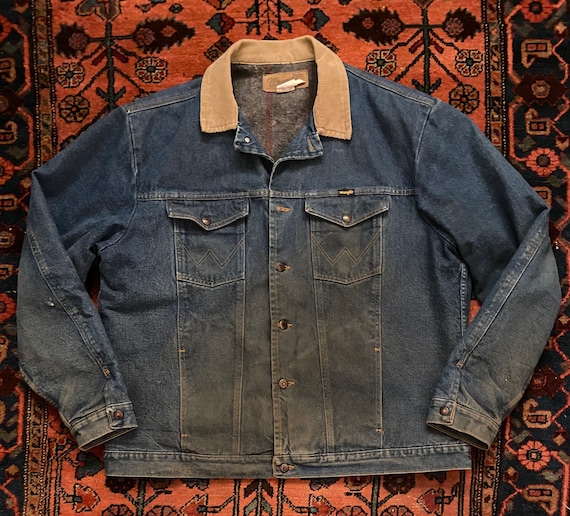 Vintage 1980s Wrangler Workwear Lined Authentic We