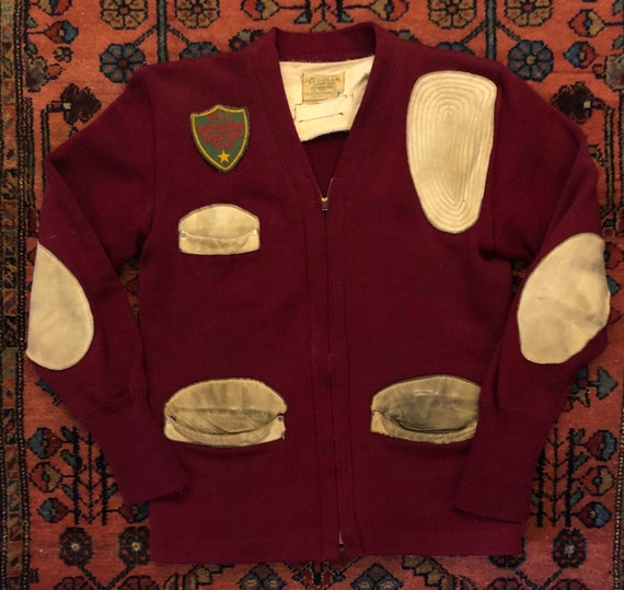 Vintage Men's 1940/50s Skookum Sportswear Wool Kni