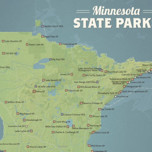 Minnesota State Parks Map Minnesota - Il 500x500.1214677135 N70a