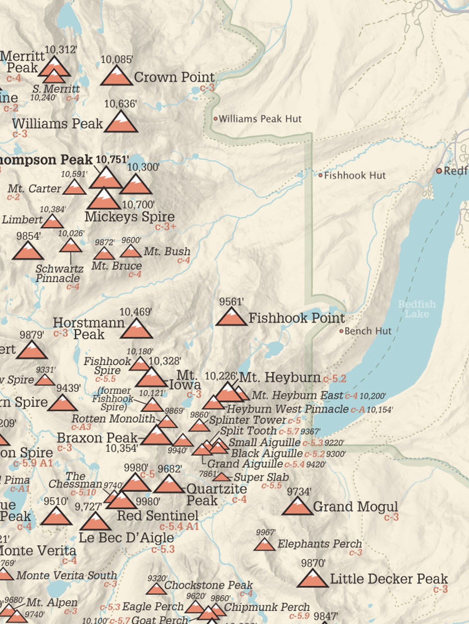 Sawtooth Range Map