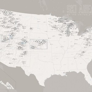 US Ski Resorts Map 24x36 Poster Etsy Il 300x300.5388353778 L1mp 