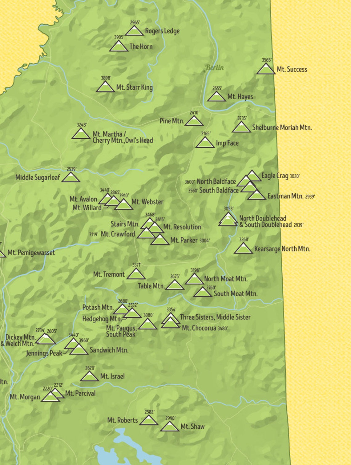 new-hampshire-52-with-a-view-map-18x24-poster-etsy