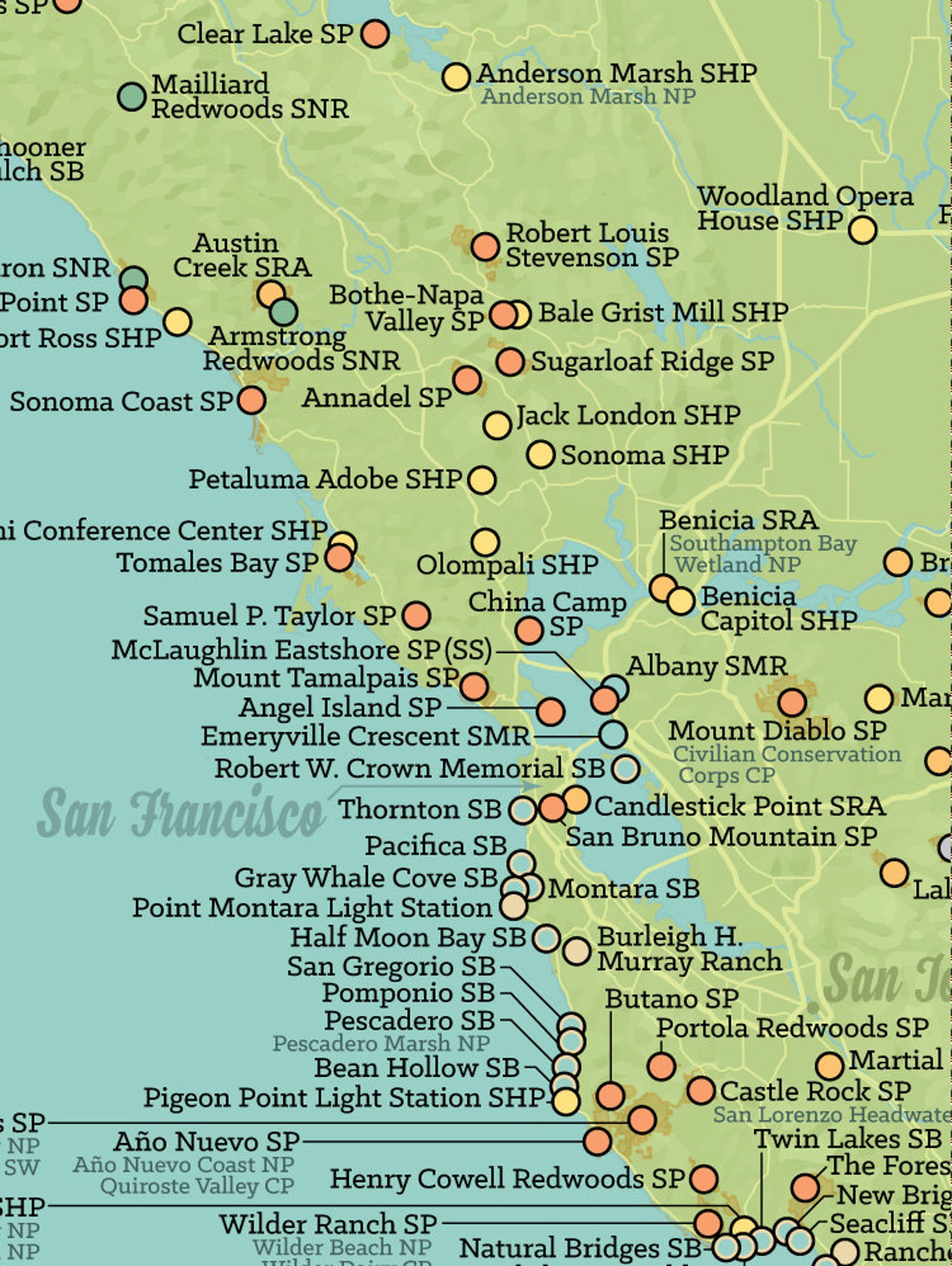 CA State Parks Map