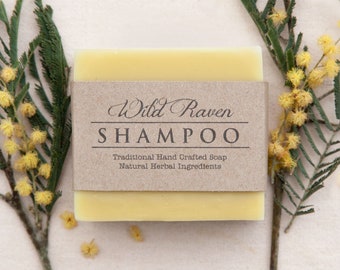 Shampoo Bar Soap // Handmade with All Natural Herbal Ingredients