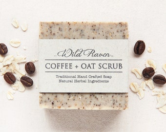 Coffee + Oat Soap Bar - Zero Waste Organic Bodycare