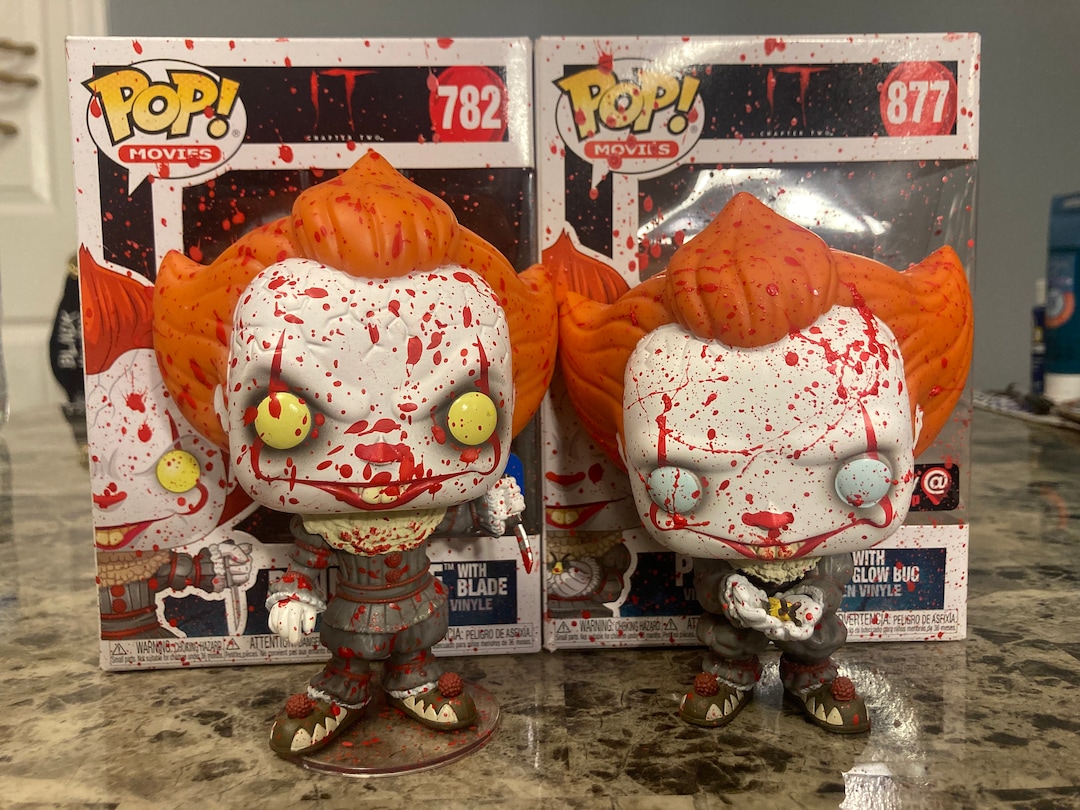 omdrejningspunkt Brig Relaterede Custom Funko Pop It Pennywise the Dancing Clown Blood - Etsy