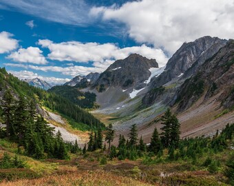 Northern Cascades Mountain Metal Print