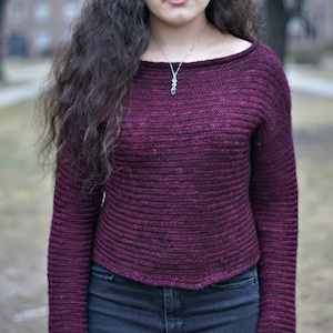 The Sticks and Bones Sweater • Knit Sweater Pattern • Herringbone Sweater • Sweater Knitting Pattern • Knitting Pattern