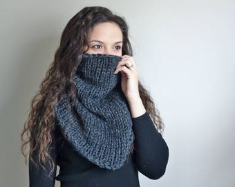 KNITTING PATTERN • Fitted Knit Cowl Pattern • Fitted Infinity Scarf Pattern • Infinity Scarf Pattern • Knit Cowl Pattern • The Stonehenge