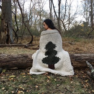 KNITTING PATTERN for the Pine Barrens Afghan Knitting Blanket Pattern Afghan Pattern image 5