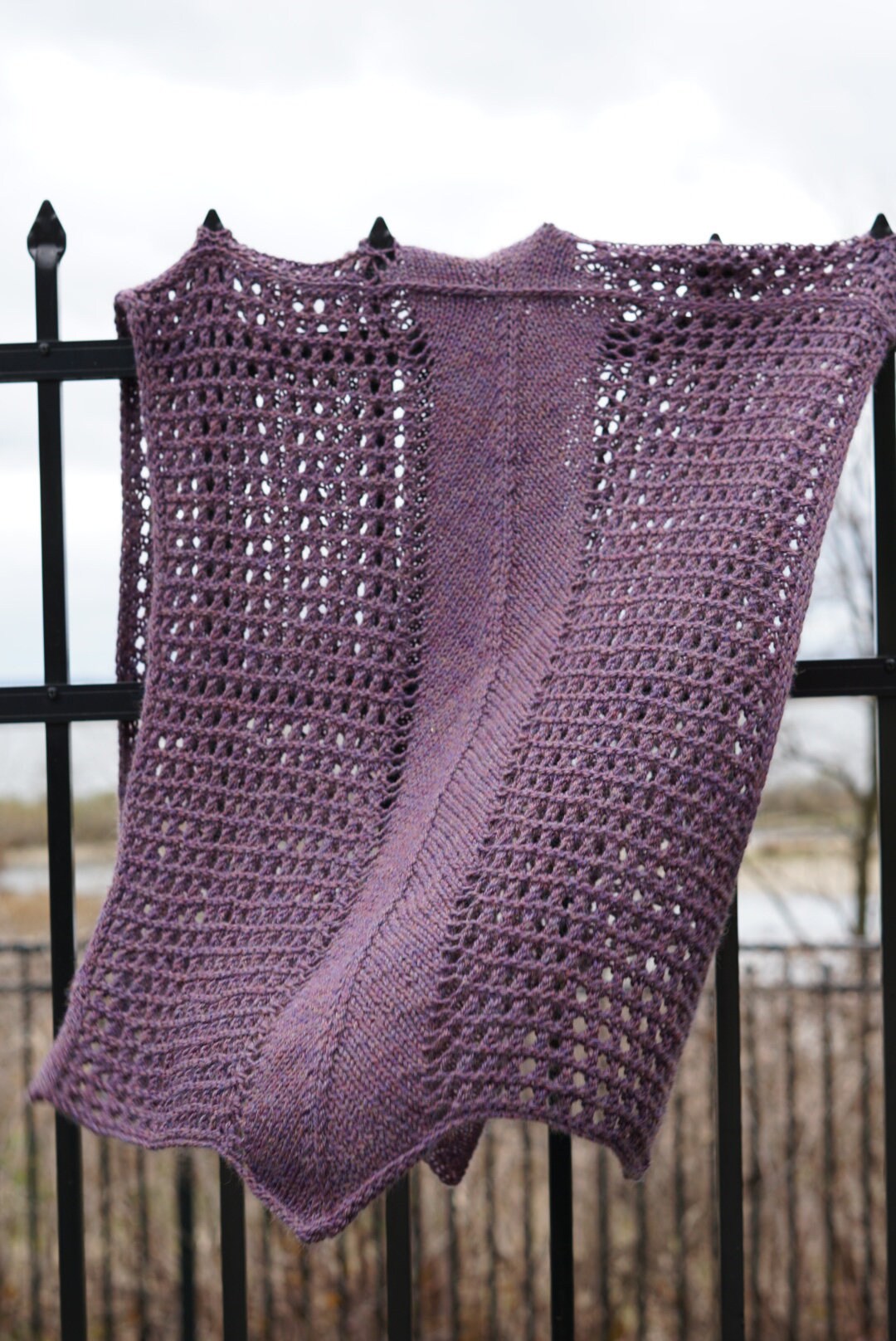 knitted bridesmaid shawl