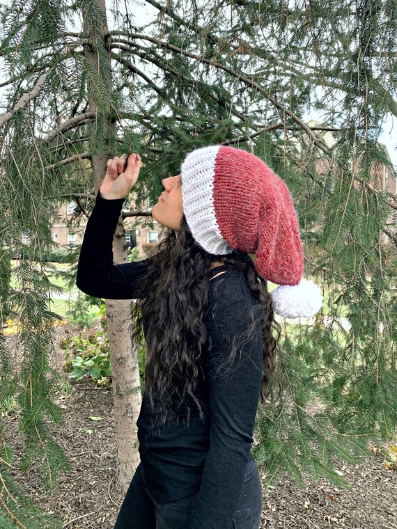 The Claus Knitting Pattern Santa Claus Hat Pattern Santa Hat Knitting Pattern Hat Pattern Christmas Knitting Pattern