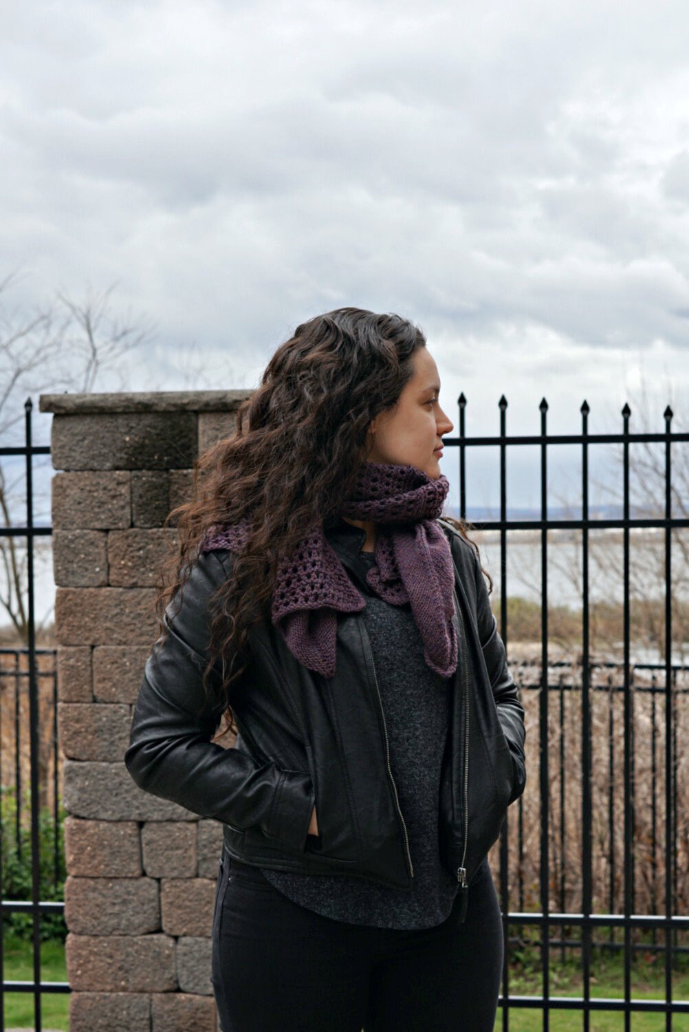 knitted bridesmaid shawl