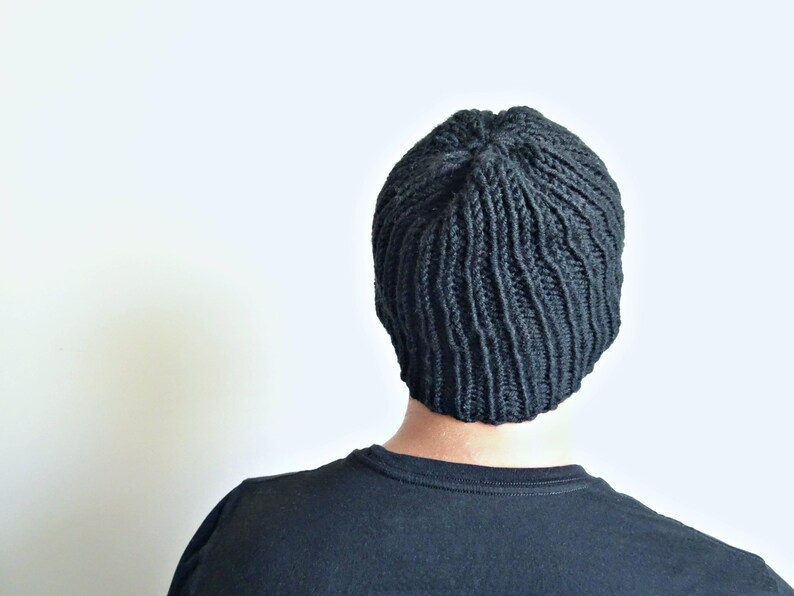 KNITTING PATTERN Men's Beanie Pattern Men's Hat Pattern Knit Hat Pattern Unisex Hat Pattern The Man-eater image 8