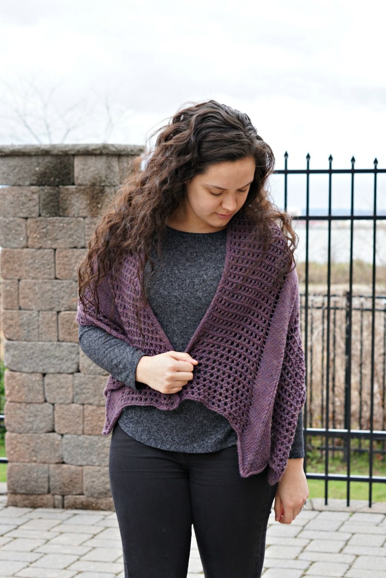 knitted bridesmaid shawl