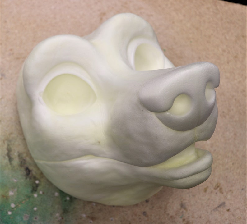 Toony Canine Foam Fursuit Head Base 